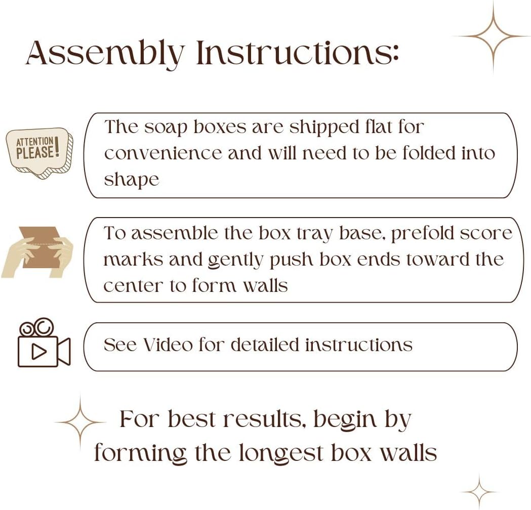 Paper Mart Soap Box with 3 Sections, 100 Pack, Slide Open Kraft Boxes with Clear Window, 9 x 4 x 1 ¼ Inch Small Gift Boxes